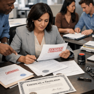 Certified Translation for Government or Legal Documents